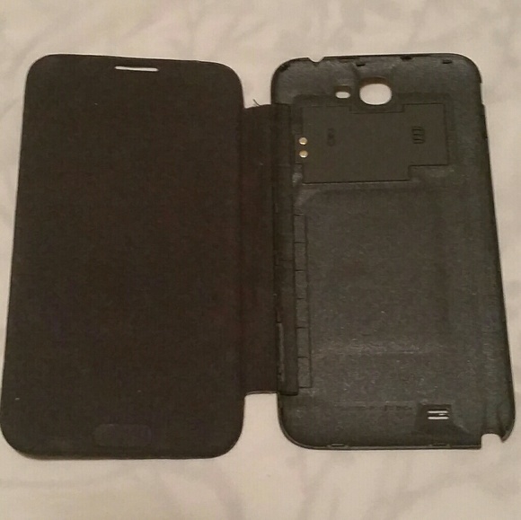 Samsung Galaxy Note 2 Flip Cover Titanium Gray - Picture 2 of 3